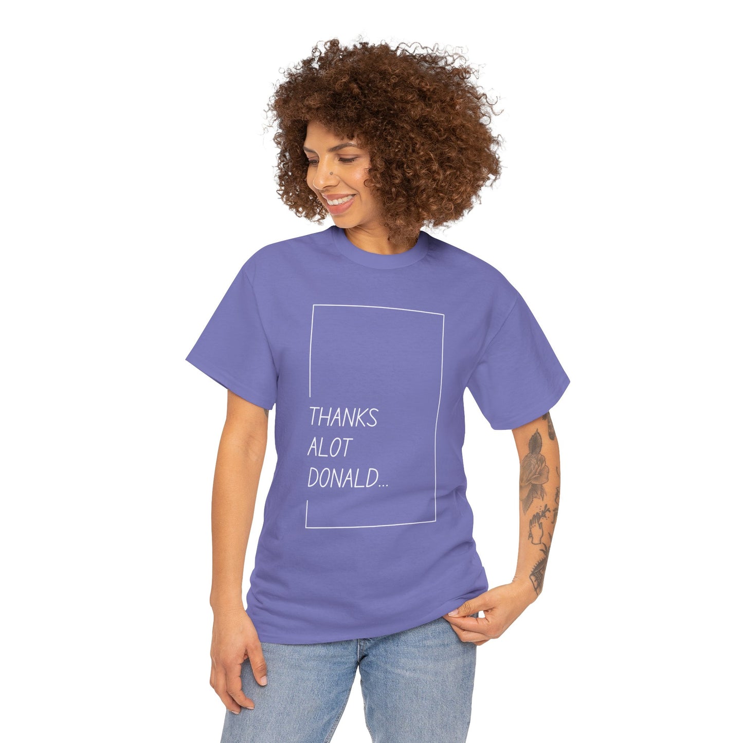 'Thanks Alot Donald' Graphic Tee for Casual Wear
