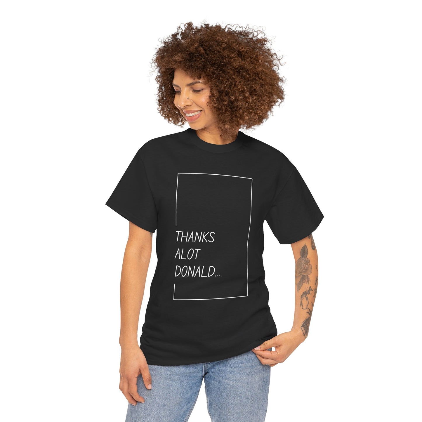 'Thanks Alot Donald' Graphic Tee for Casual Wear