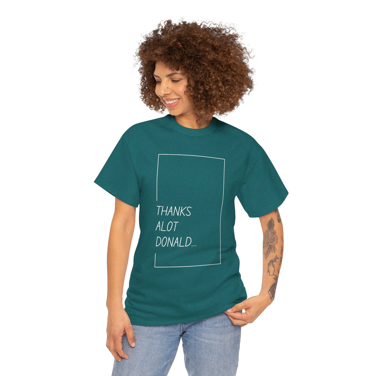 'Thanks Alot Donald' Graphic Tee for Casual Wear