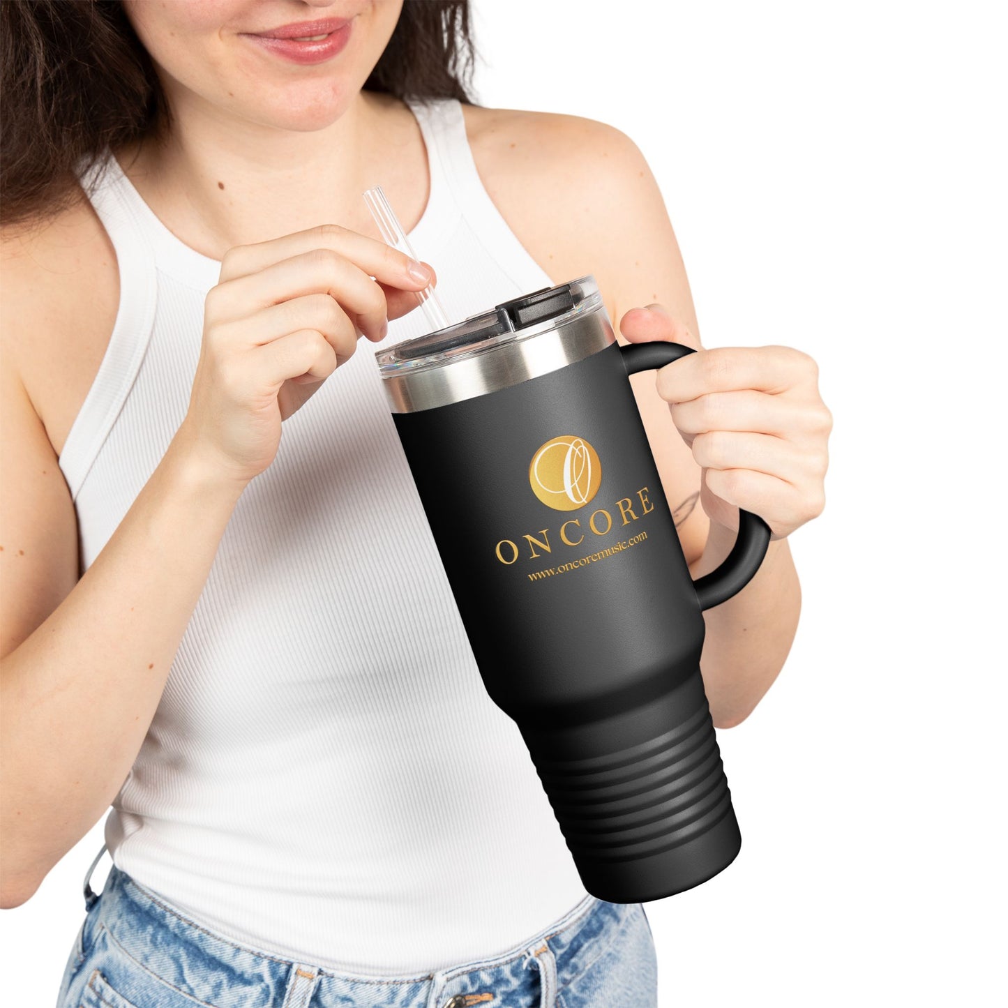 Insulated Travel Mug - Oncore 40oz for Adventurers, Perfect for Coffee Lovers