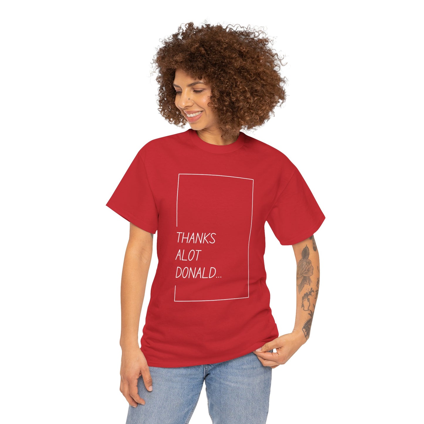 'Thanks Alot Donald' Graphic Tee for Casual Wear