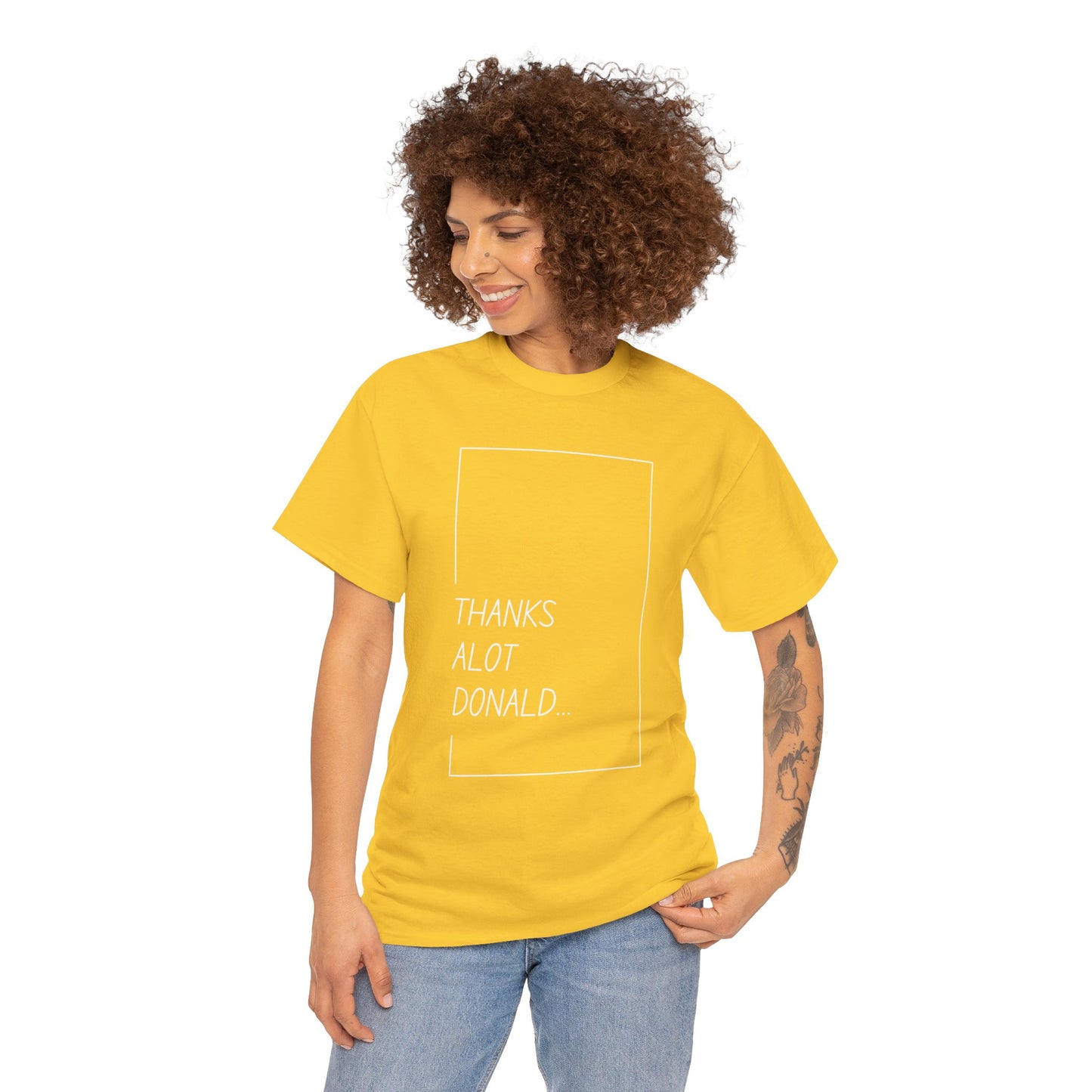 'Thanks Alot Donald' Graphic Tee for Casual Wear