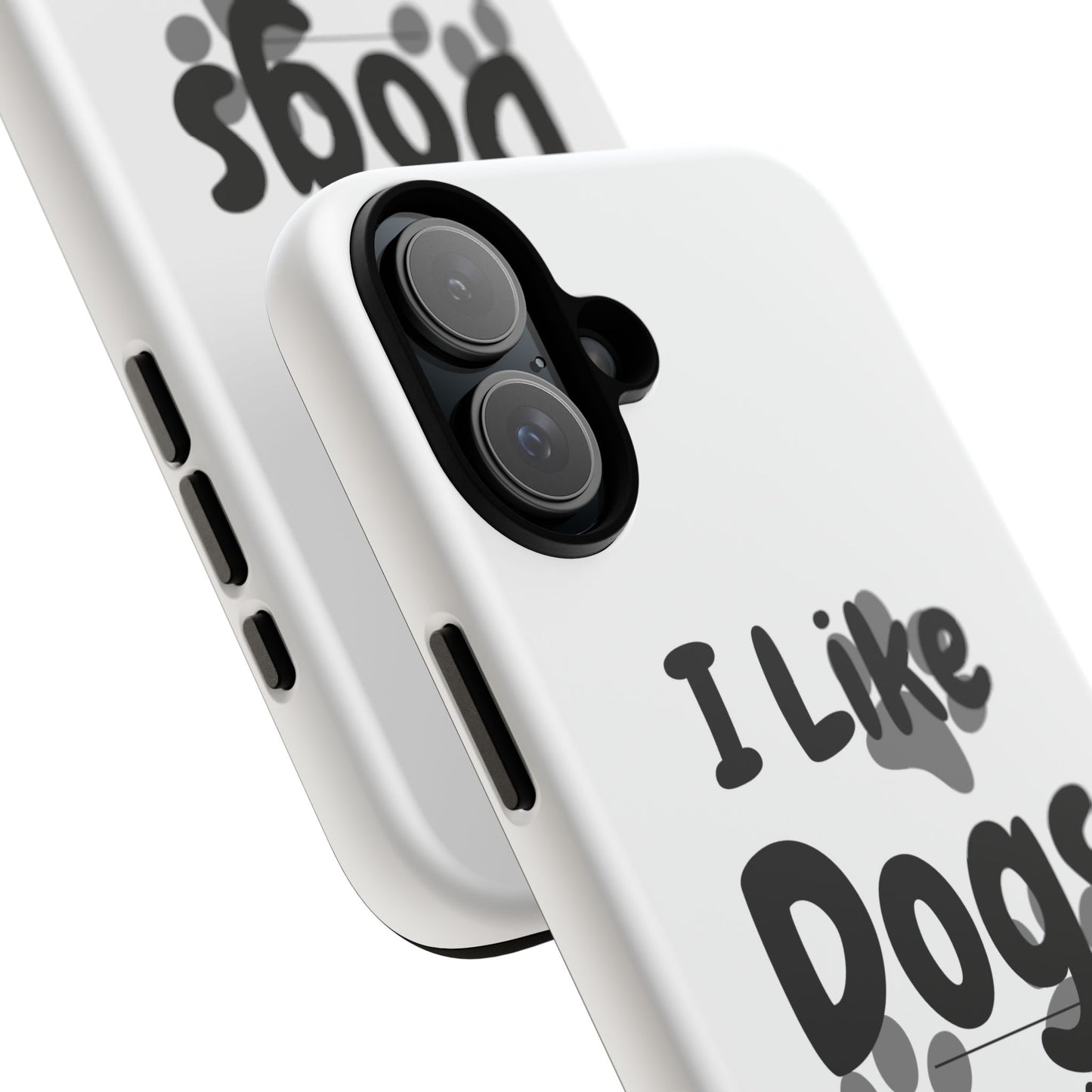 Dog Lover Tough Phone Case - "I Like Dogs More Than People"