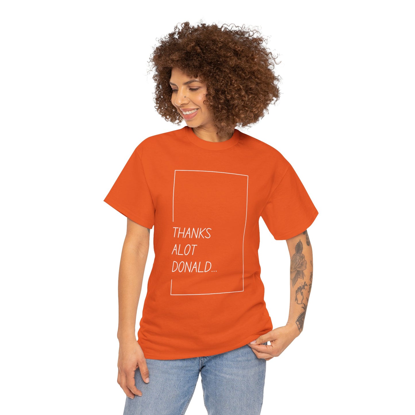 'Thanks Alot Donald' Graphic Tee for Casual Wear