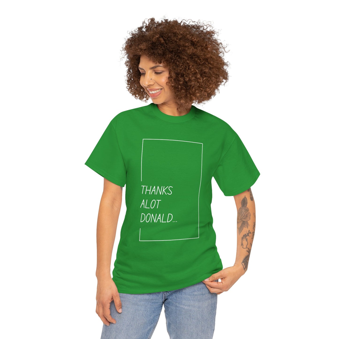 'Thanks Alot Donald' Graphic Tee for Casual Wear