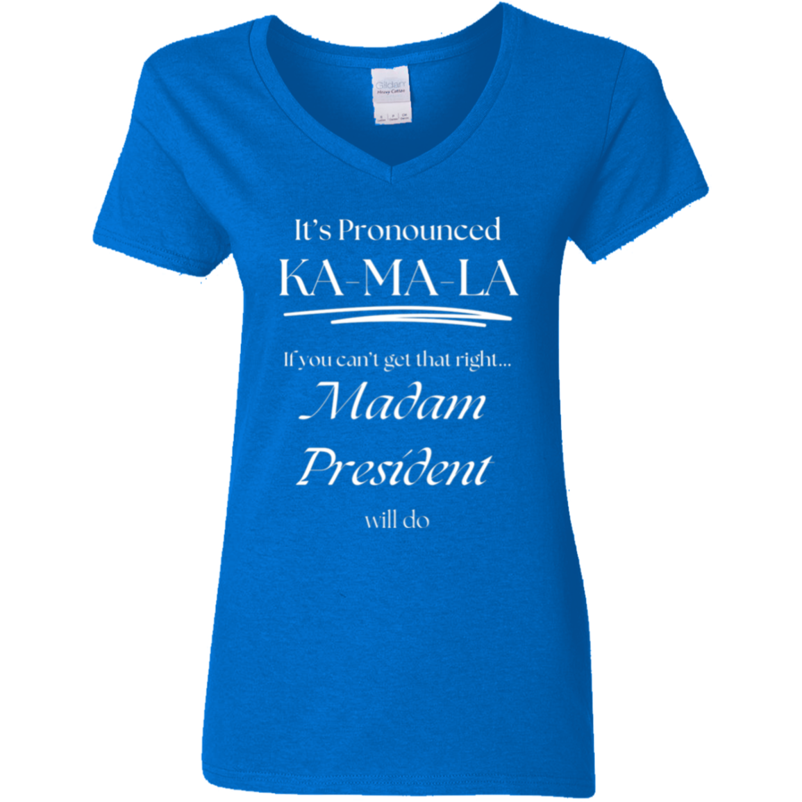 It's Pronounced Ladies' 5.3 oz. V-Neck T-Shirt