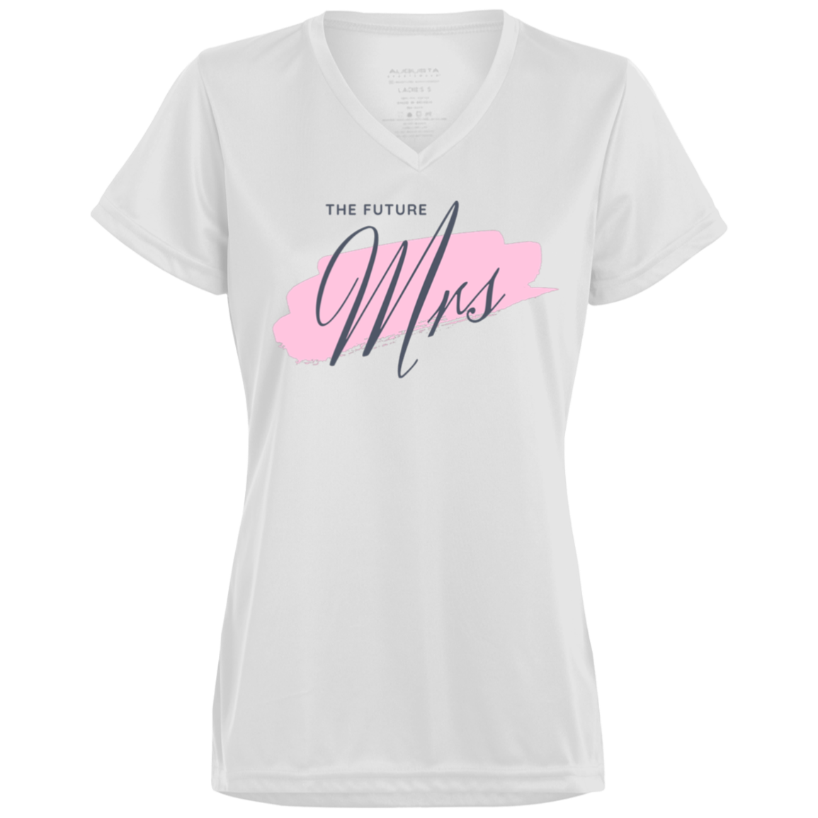 Future Mrs Ladies’ Moisture-Wicking V-Neck Tee