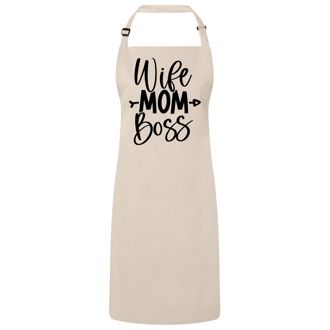 Wife, Mom, Boss Bib Apron