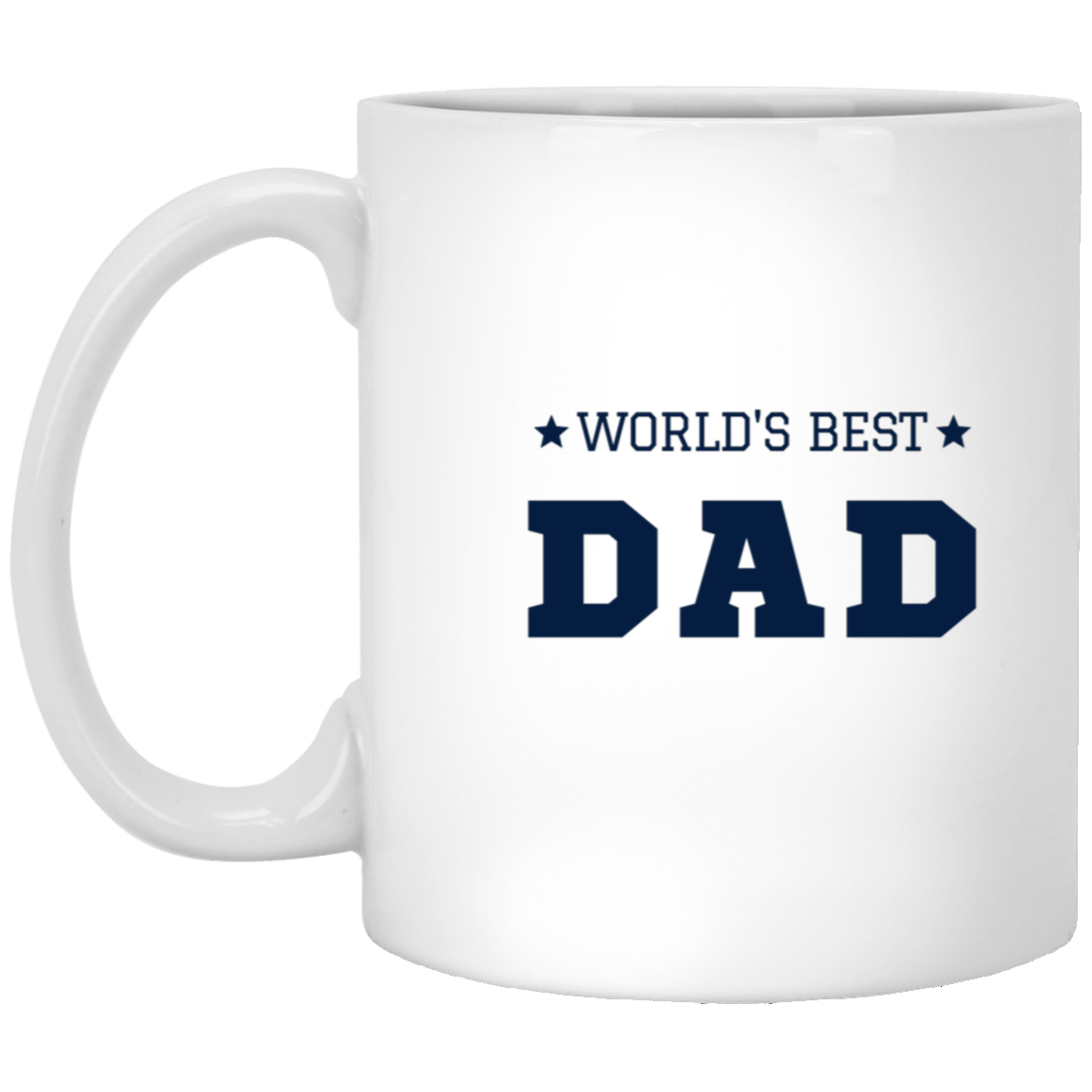 World's Best Dad 11oz White Mug