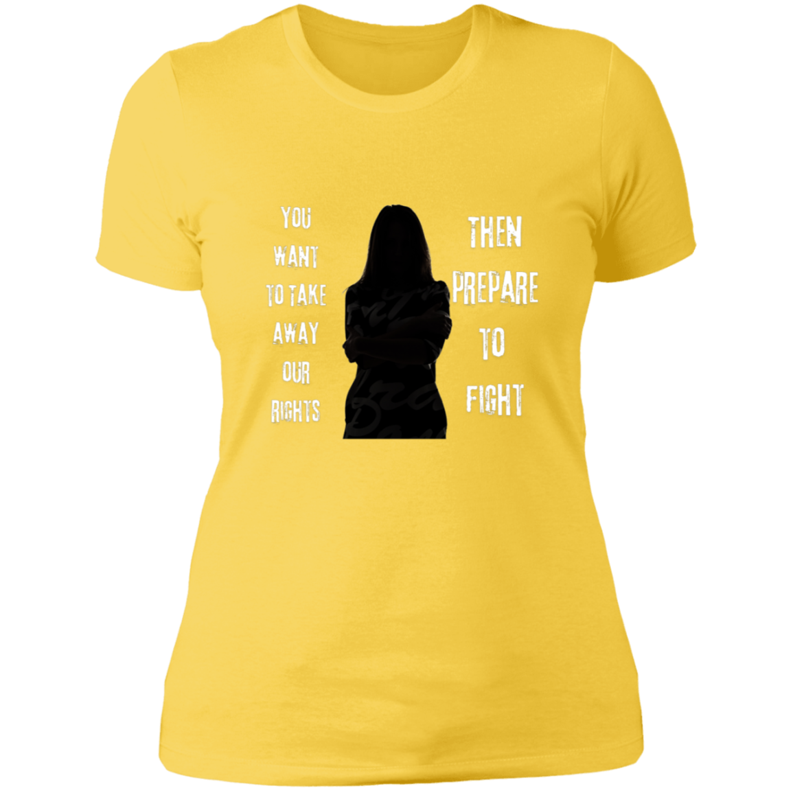 Prepare To Fight Ladies' Boyfriend T-Shirt