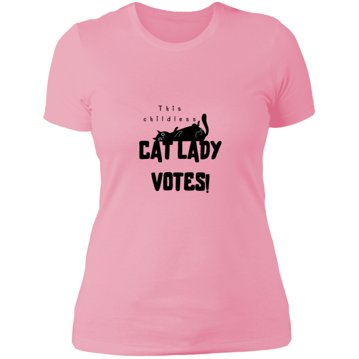 cat lady - transparent Cat Lady - Ladies' Boyfriend T-Shirt