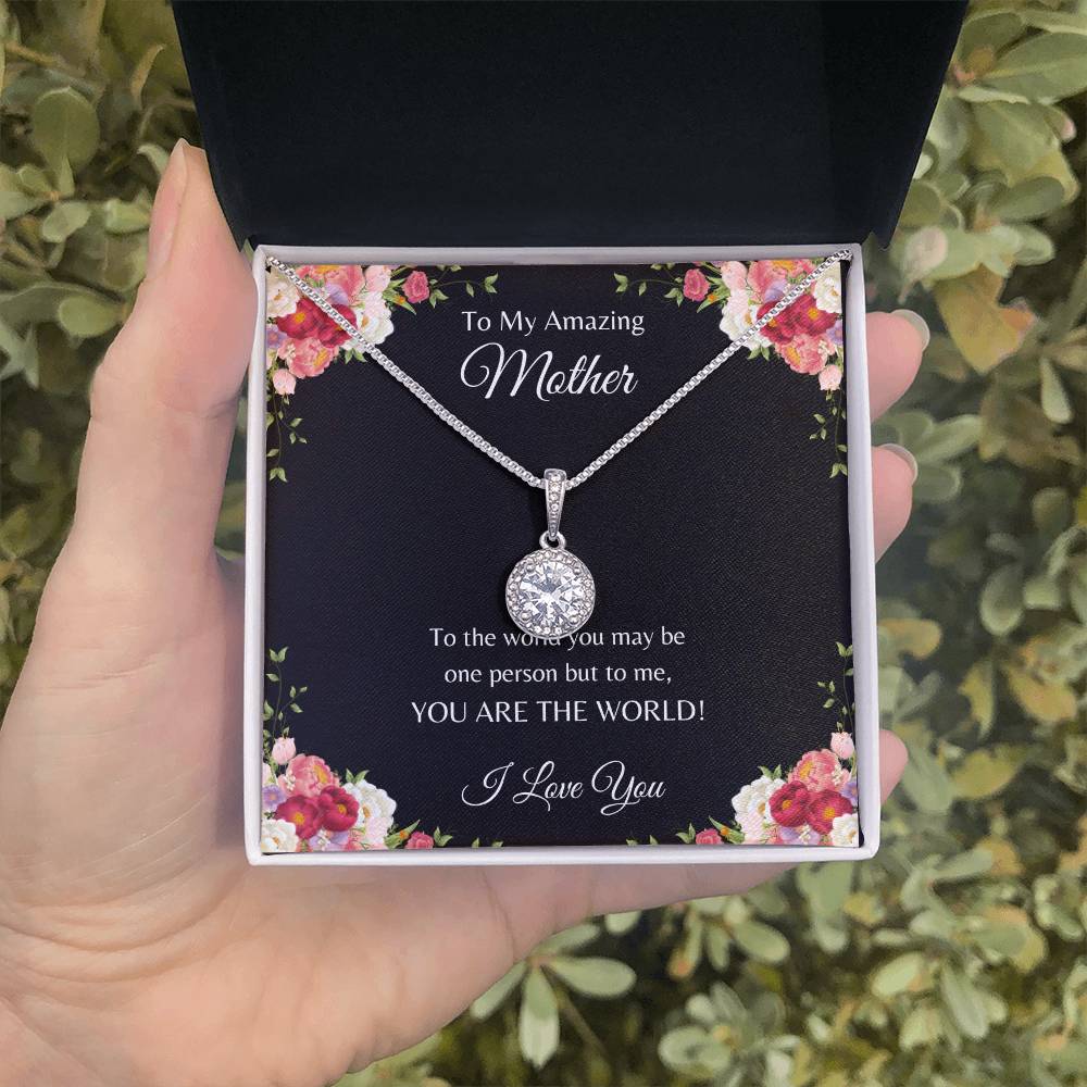 Mother, you are the world Necklace