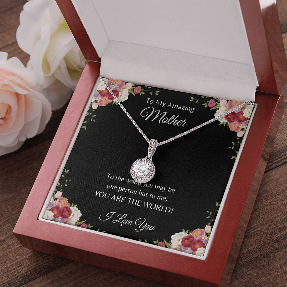 Mother, you are the world Necklace