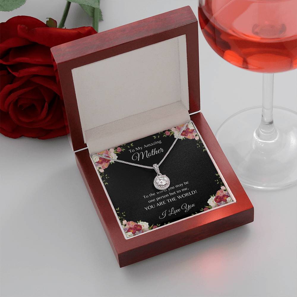 Mother, you are the world Necklace