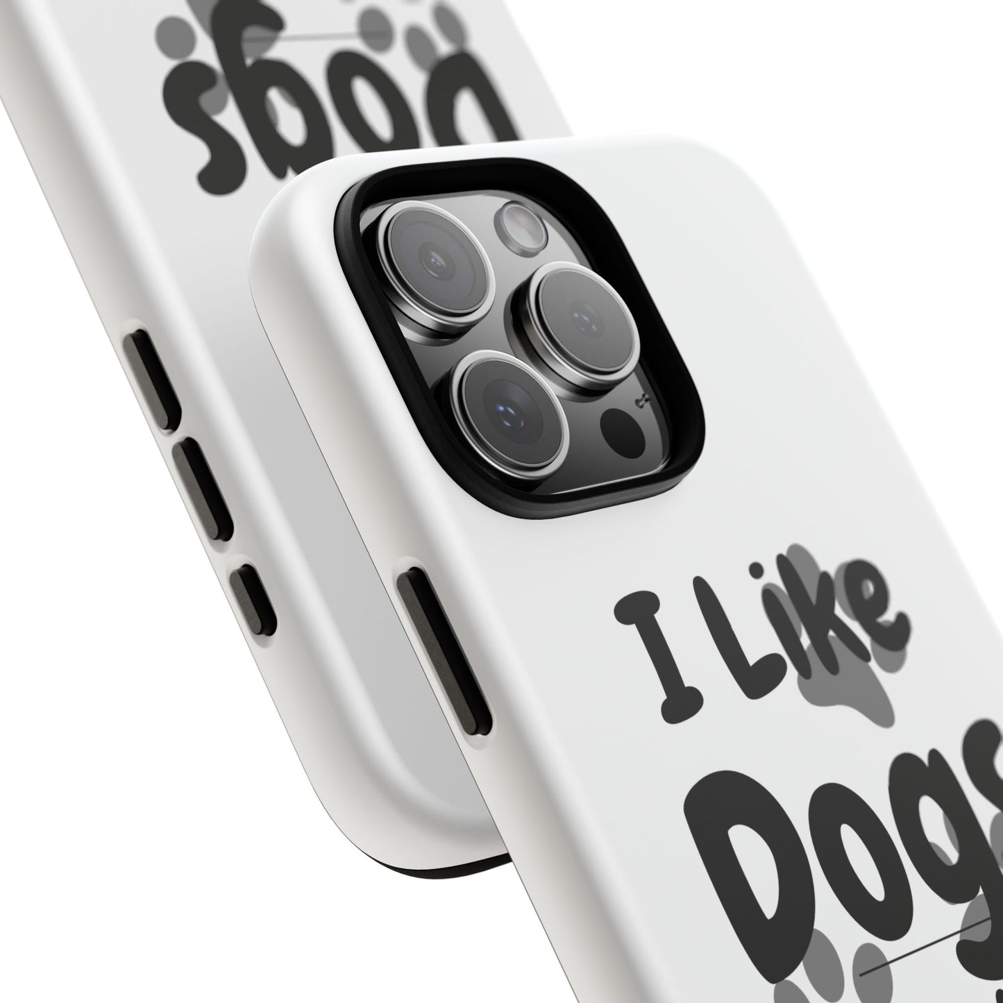 Dog Lover Tough Phone Case - "I Like Dogs More Than People"