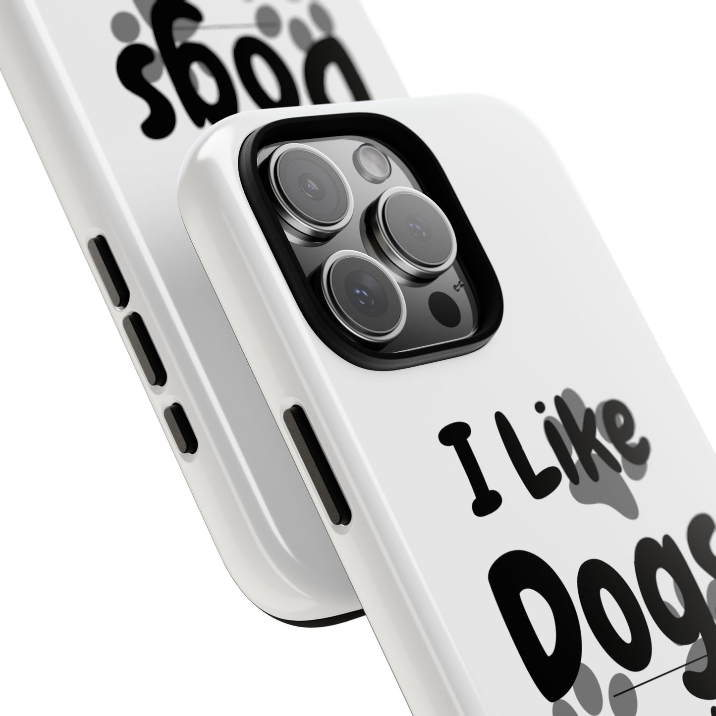 Dog Lover Tough Phone Case - "I Like Dogs More Than People"