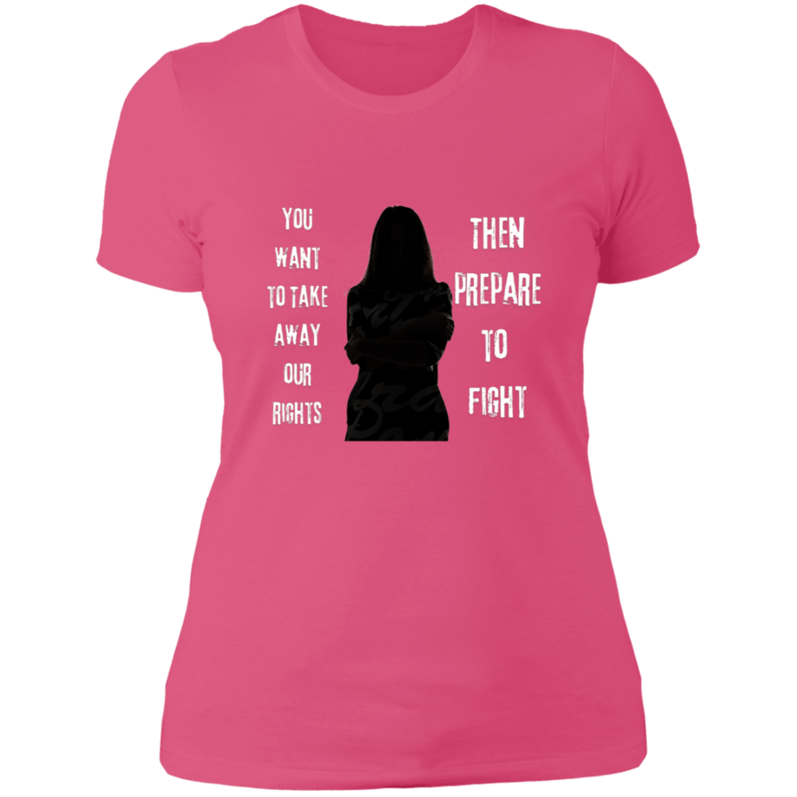 Prepare To Fight Ladies' Boyfriend T-Shirt