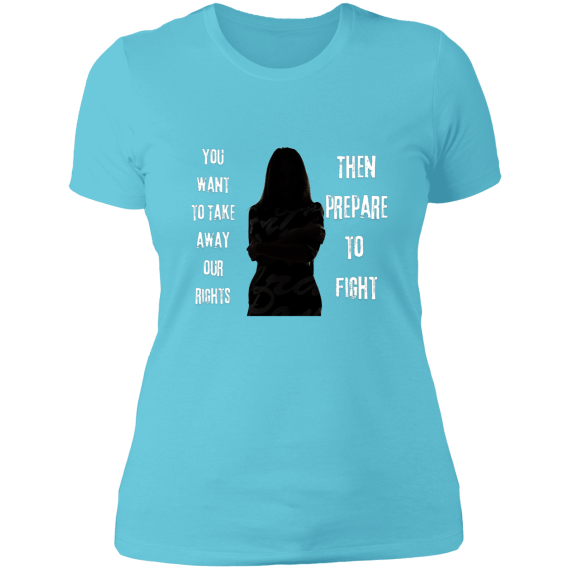 Prepare To Fight Ladies' Boyfriend T-Shirt