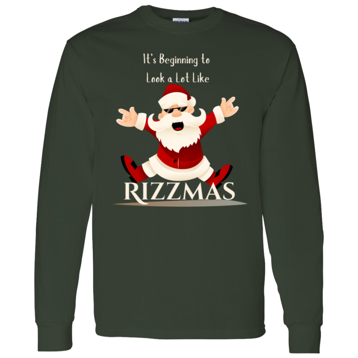 Rizzmas transparent Rizzmas long sleeve T-Shirt