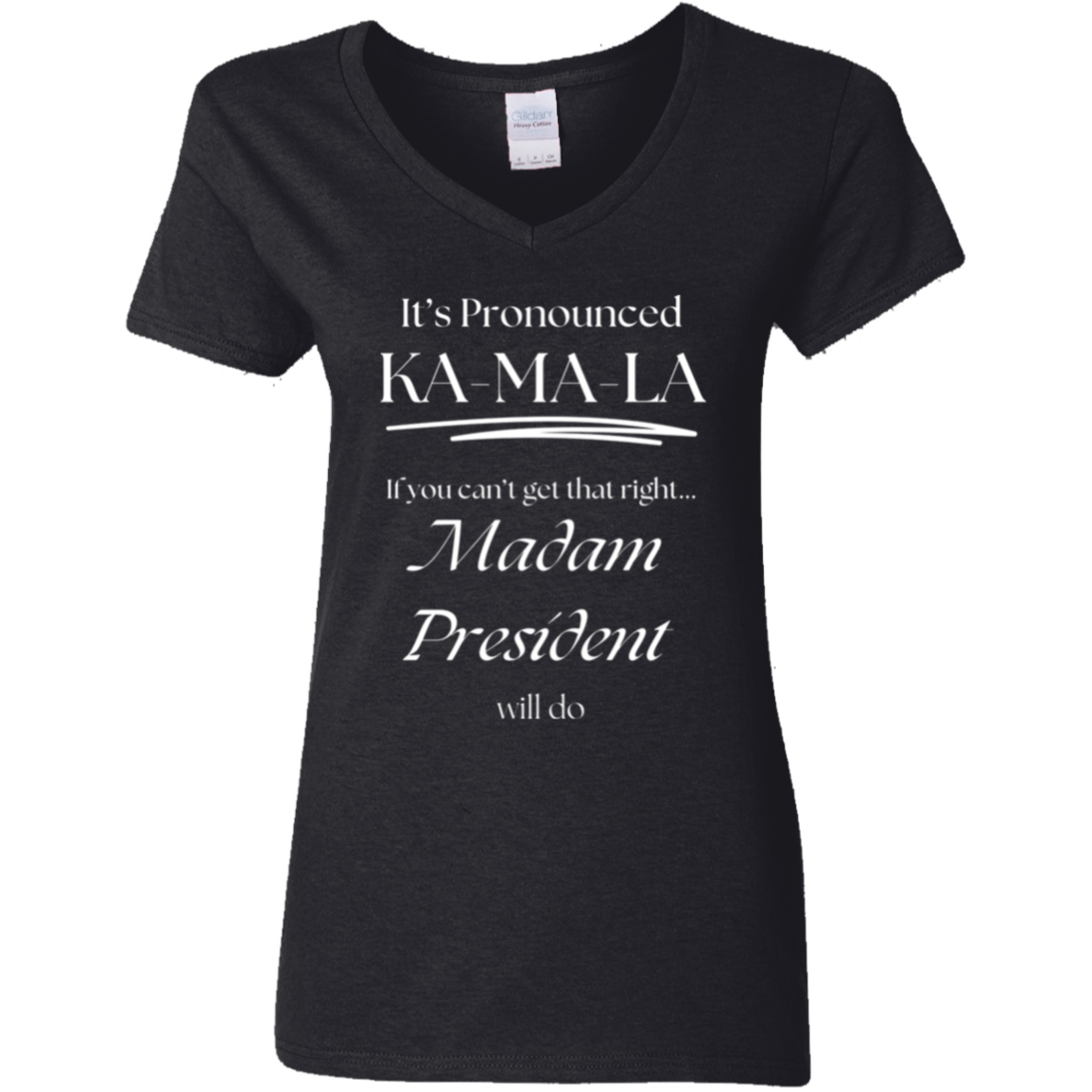It's Pronounced Ladies' 5.3 oz. V-Neck T-Shirt