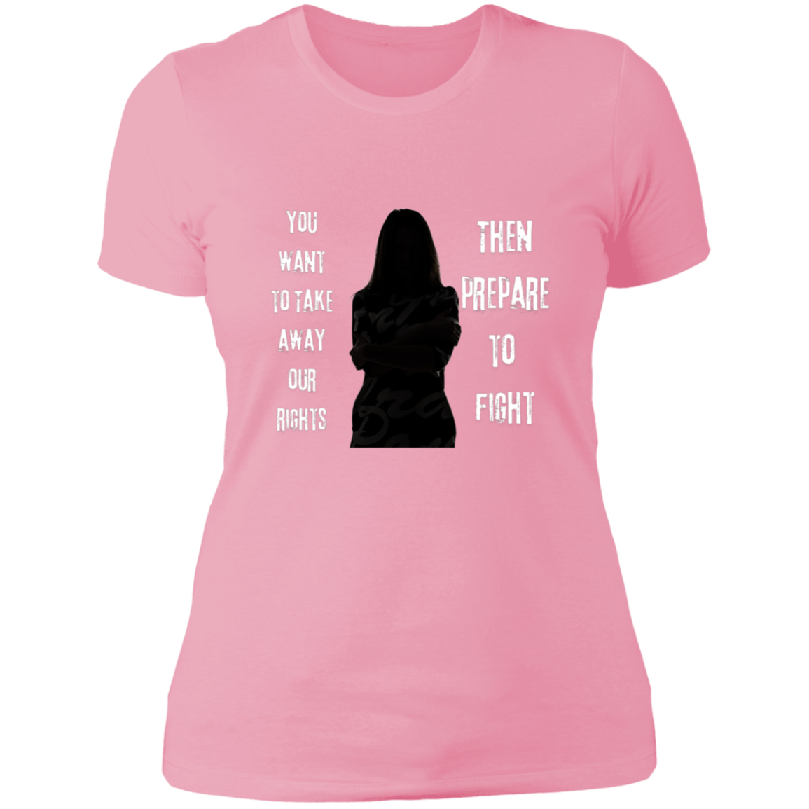 Prepare To Fight Ladies' Boyfriend T-Shirt