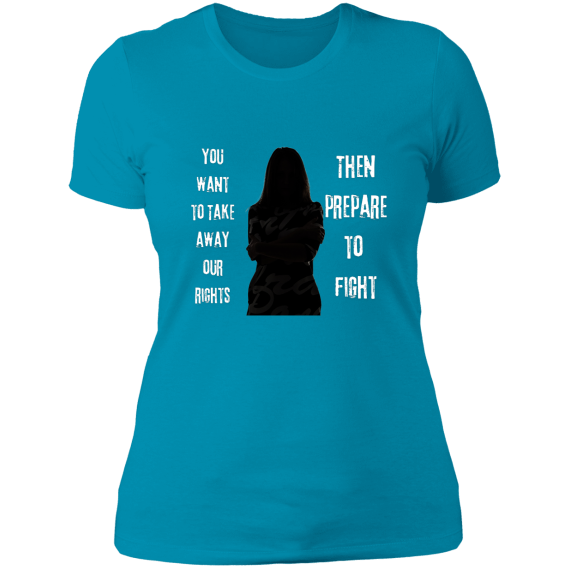 Prepare To Fight Ladies' Boyfriend T-Shirt