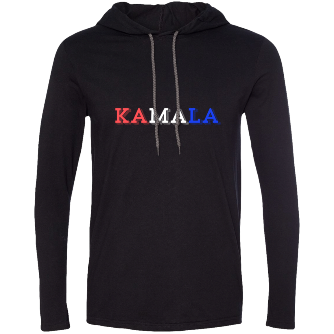 Kamala red white and blue - trans Kamala red white and blue Gildan LS T-Shirt Hoodie