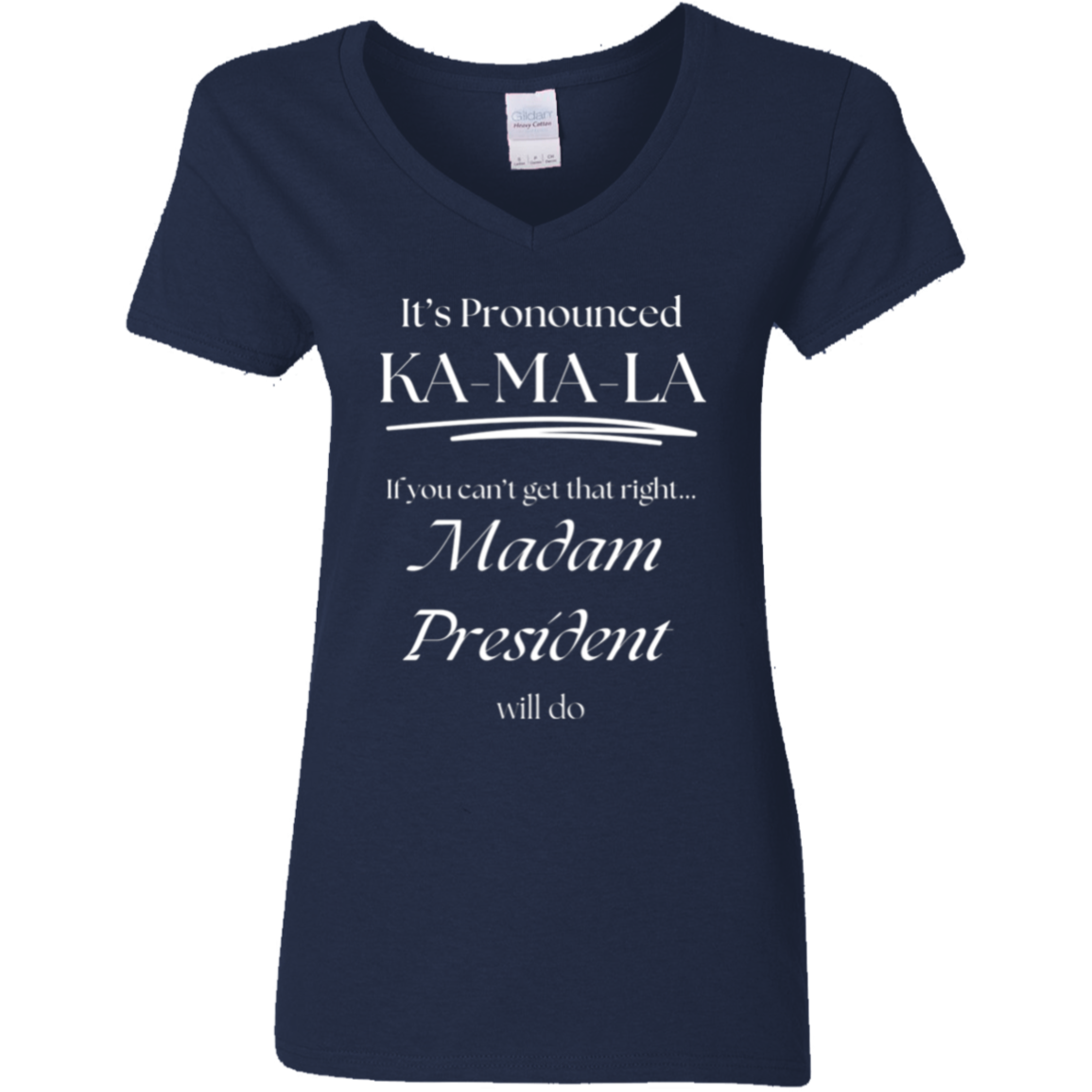 It's Pronounced Ladies' 5.3 oz. V-Neck T-Shirt