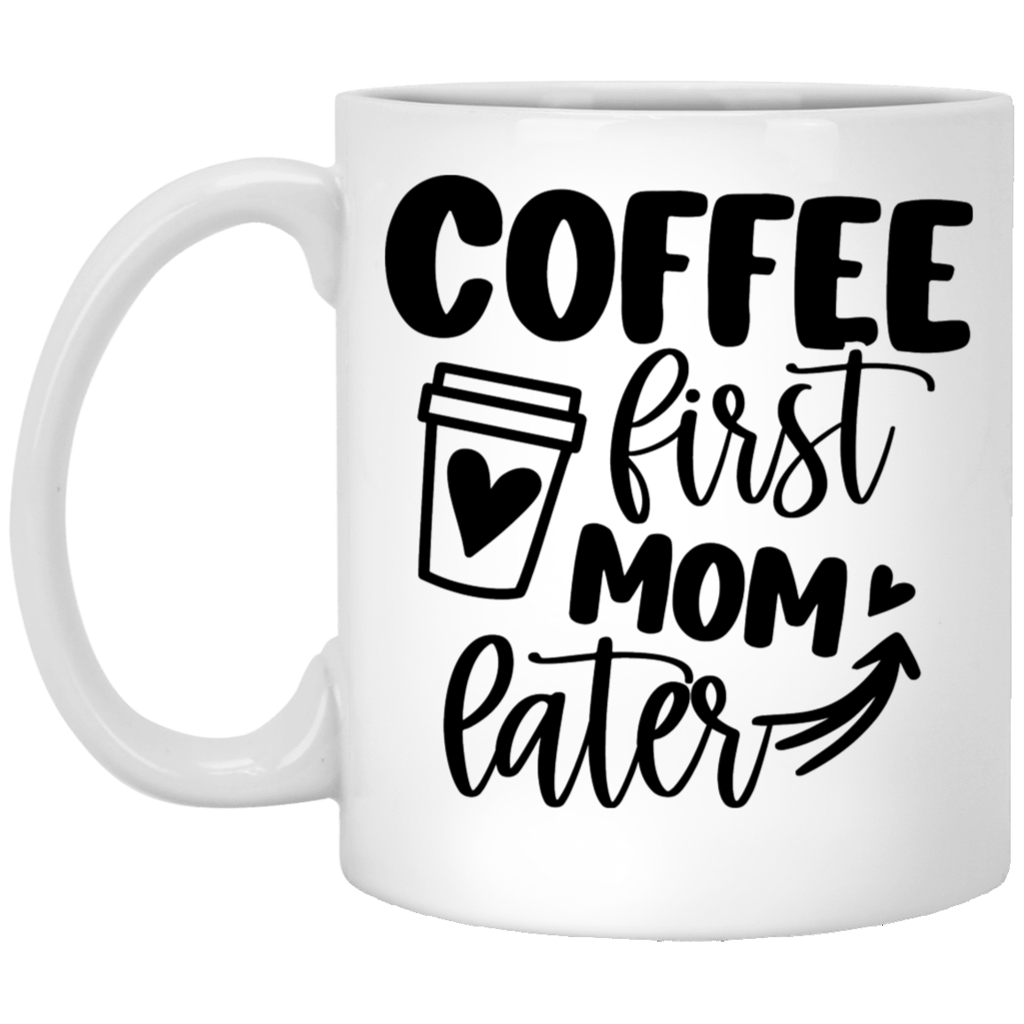 Coffee First 11oz White Mug