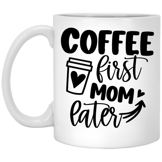 Coffee First 11oz White Mug