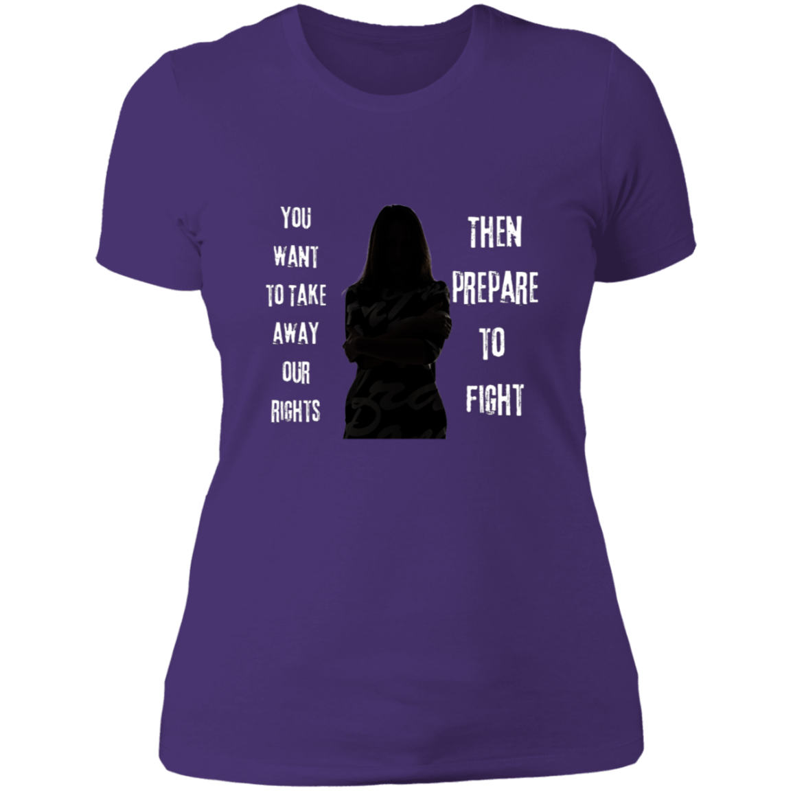 Prepare To Fight Ladies' Boyfriend T-Shirt