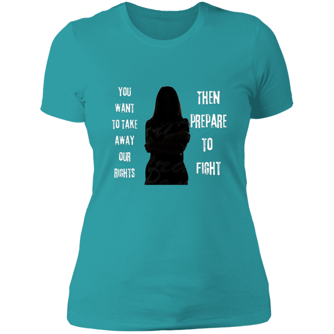Prepare To Fight Ladies' Boyfriend T-Shirt