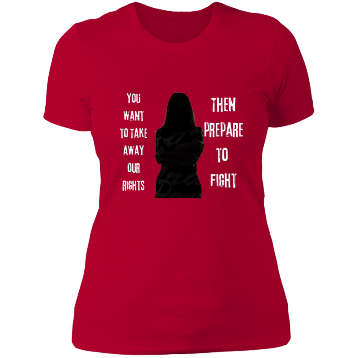 Prepare To Fight Ladies' Boyfriend T-Shirt