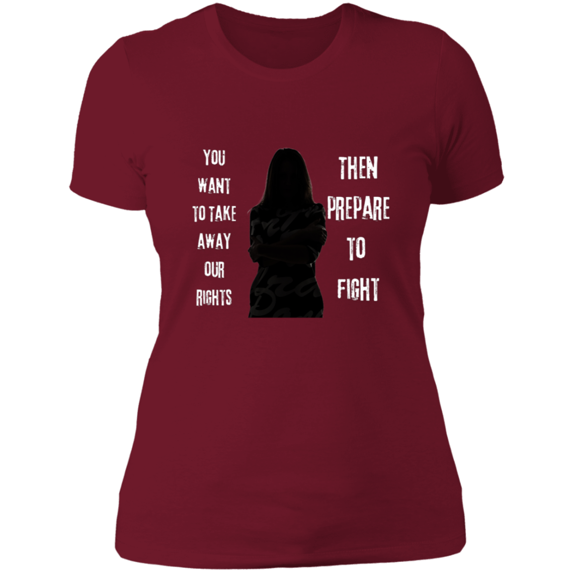 Prepare To Fight Ladies' Boyfriend T-Shirt