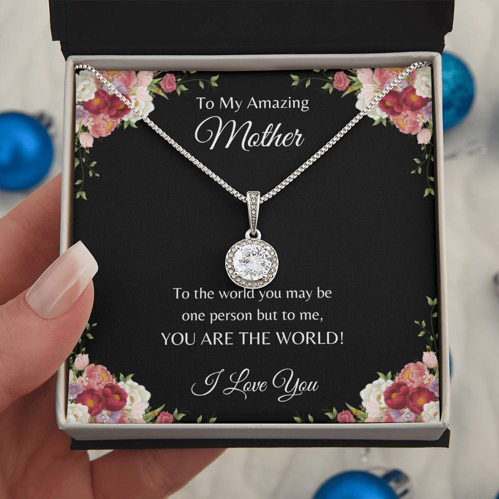 Mother, you are the world Necklace