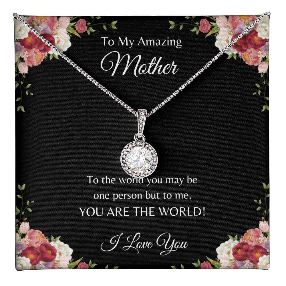 Mother, you are the world Necklace