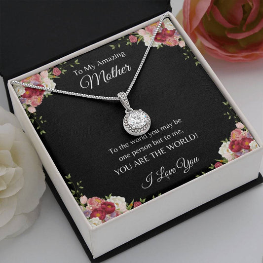 Mother, you are the world Necklace