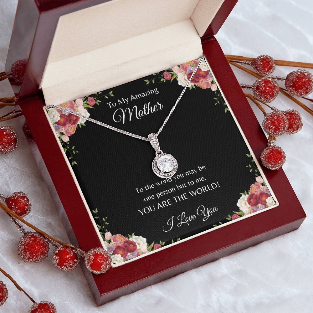 Mother, you are the world Necklace