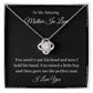 Mother In Law Love Knot Necklace - Mother's Day